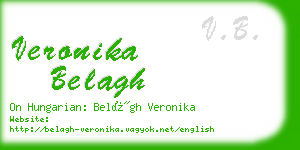 veronika belagh business card